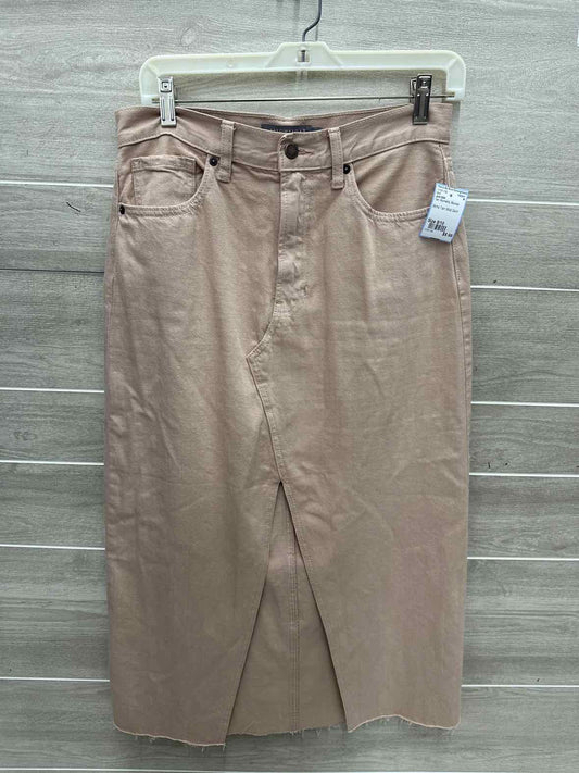 Just USA Size 8/10 Tan Womens Skirt