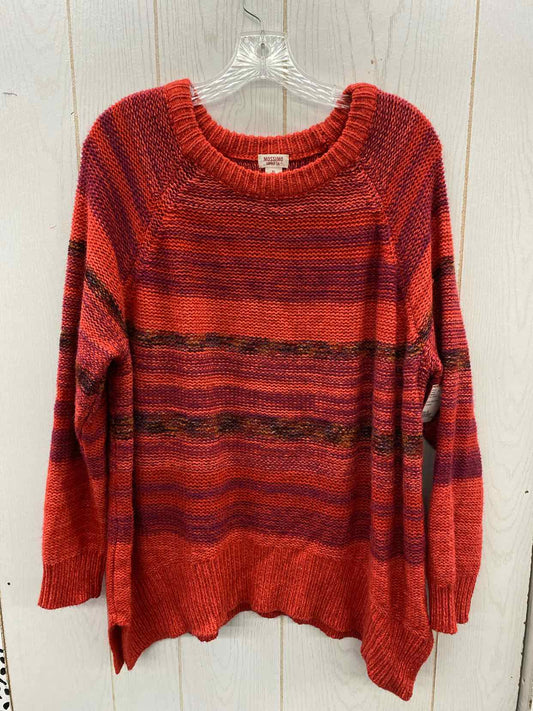 Mossimo Red Womens Size XL Sweater