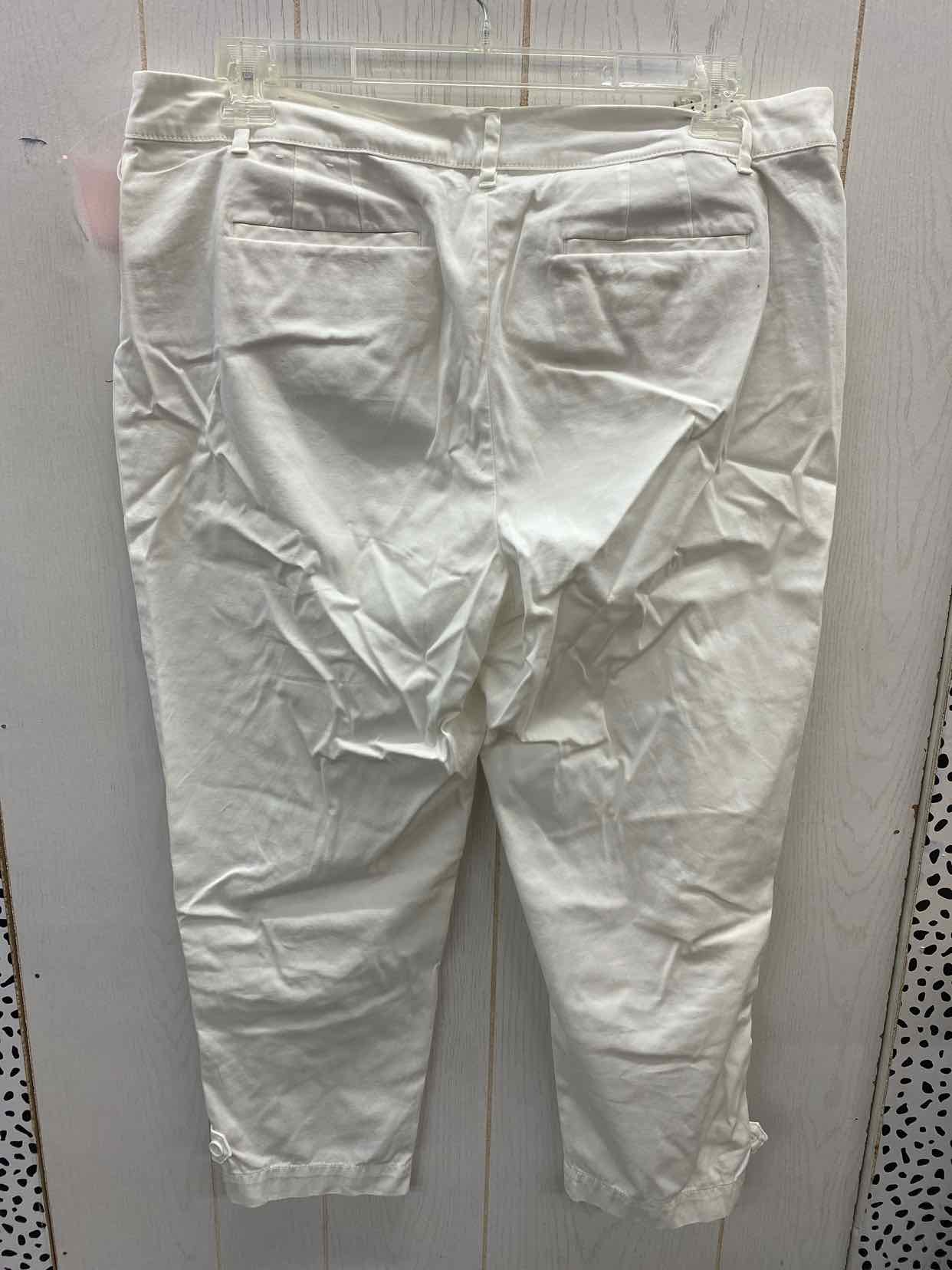 Talbots White Womens Size 16 Pants