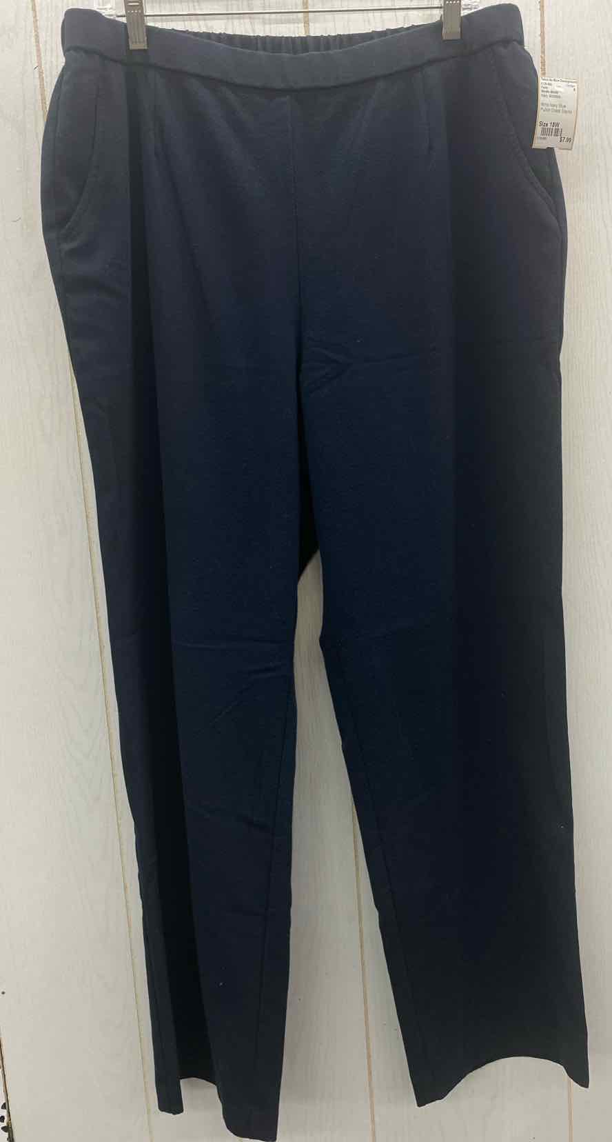 Studio Works Navy Womens Size 18W Pants