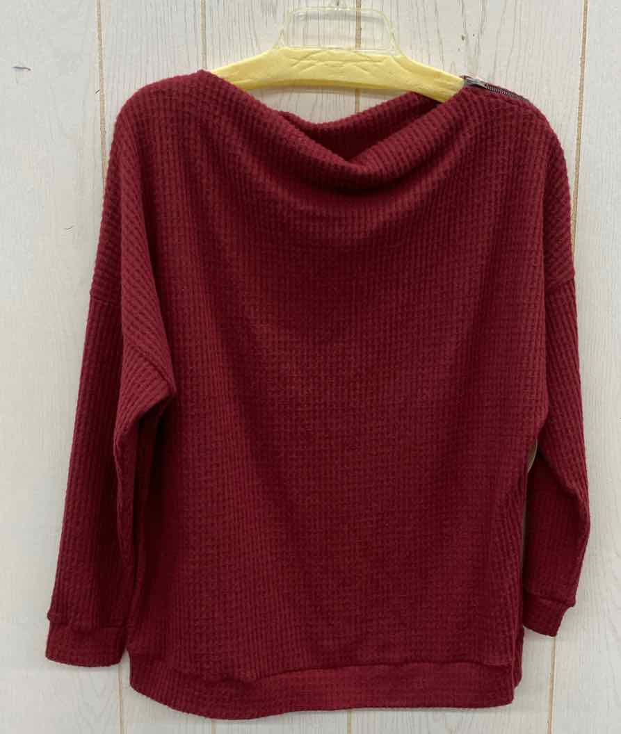 CY Burgundy Womens Size Small Shirt