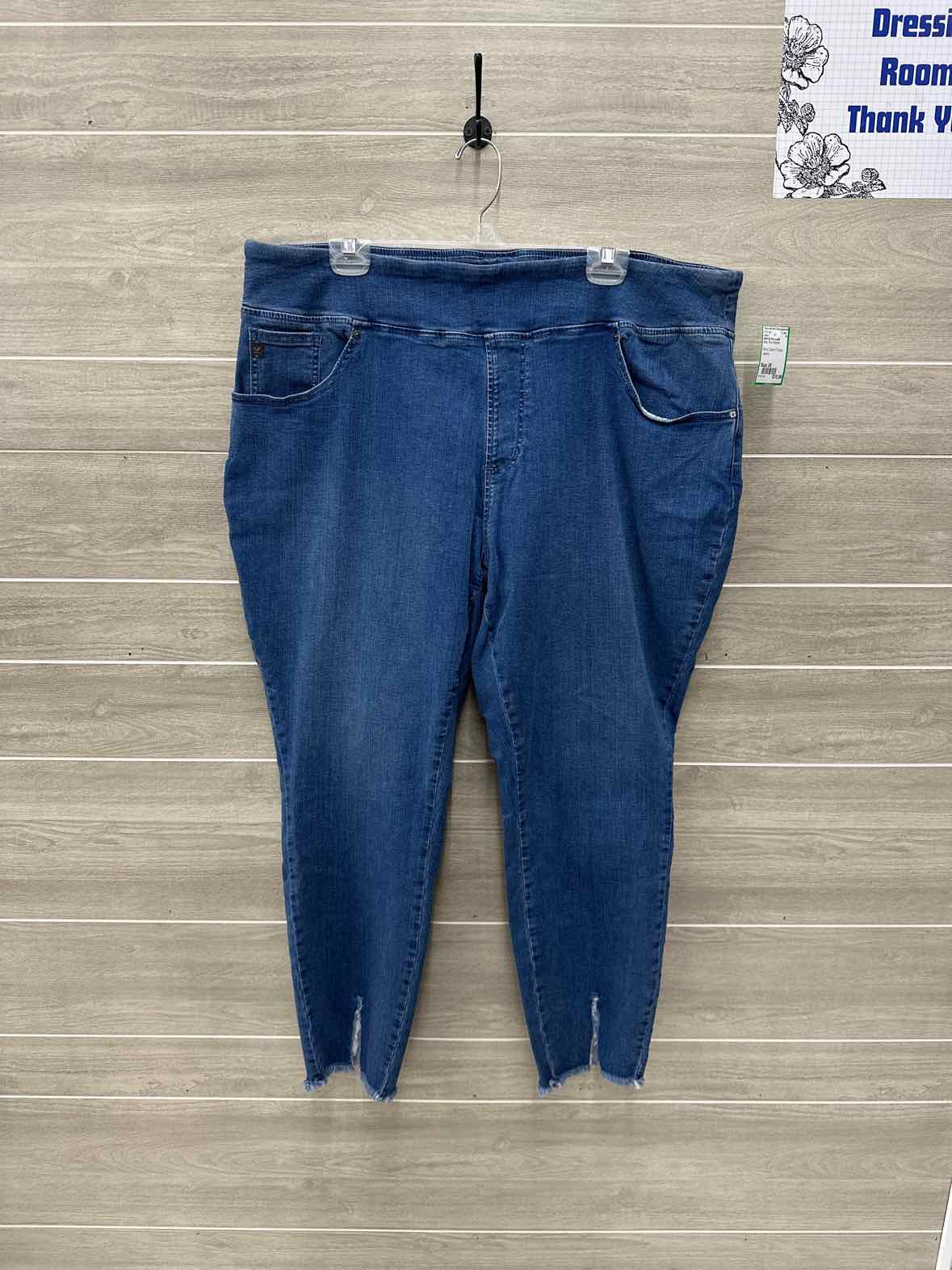 belle by Kim Gravel Size 26 Blue Plus Jeans