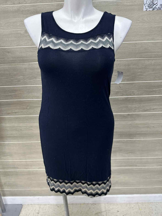 Hem & Thread Navy Womens Women Size 10/12 Dress