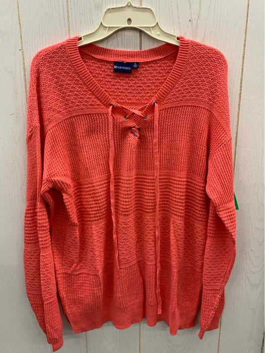 Northcrest Coral Womens Size XL Sweater