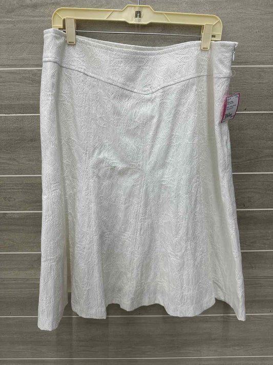Monroe & Main White Womens Size 16 Skirt