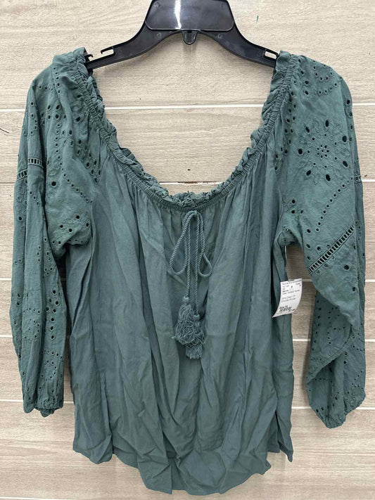 Maurices Size XL Green Womens Shirt
