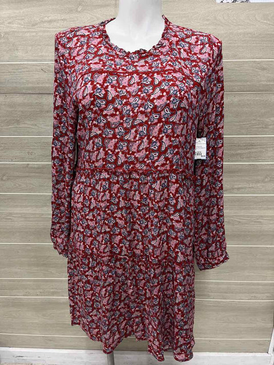 Knox Rose Size 12/14 Burgundy Womens Dress