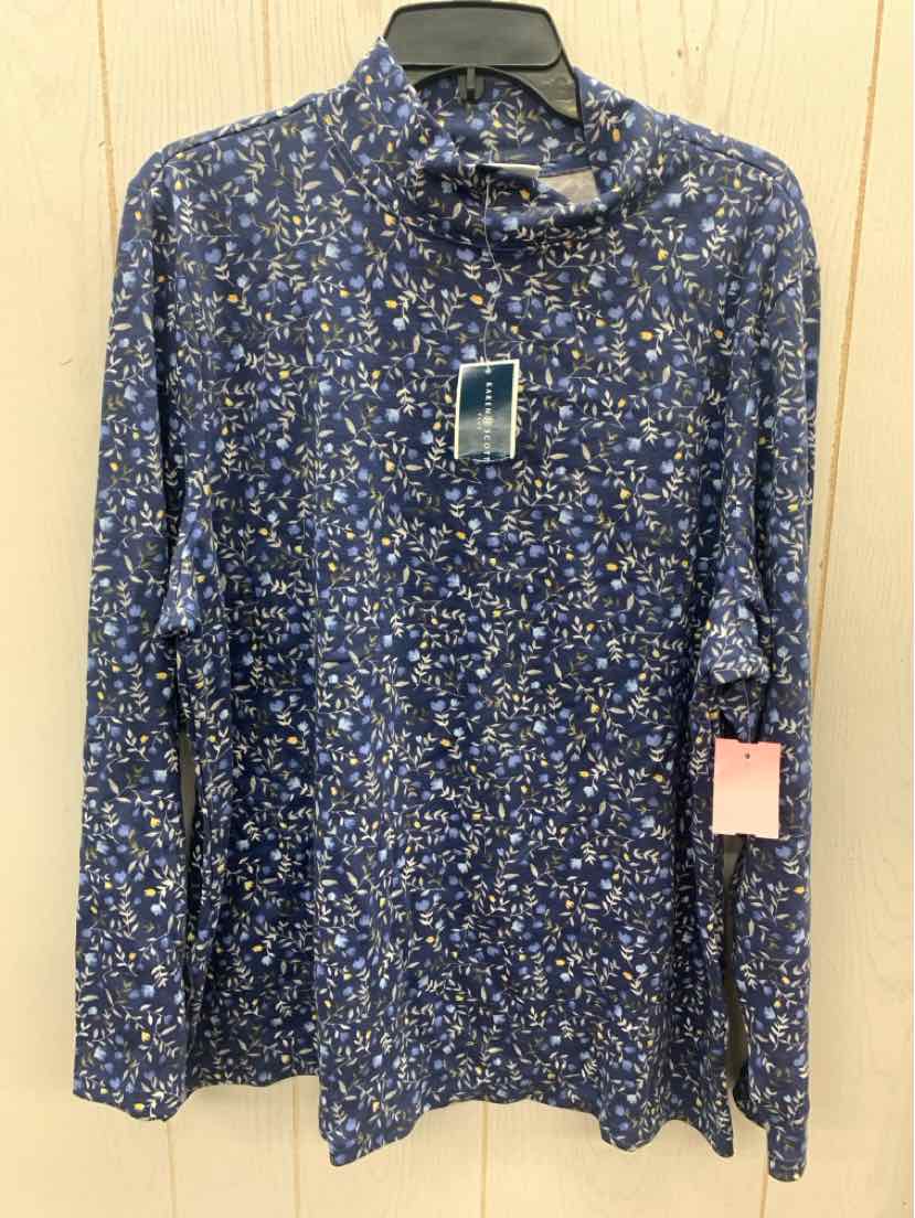 Karen Scott Blue Womens Size 2X Shirt