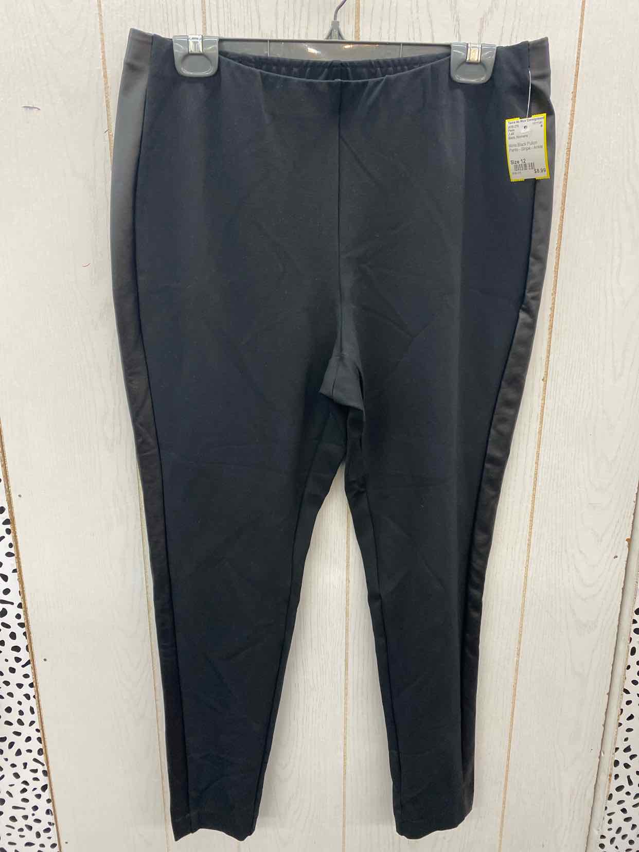 J Jill Black Womens Size 12 Pants