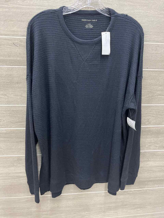 American Eagle Size L/XL Gray Womens Shirt