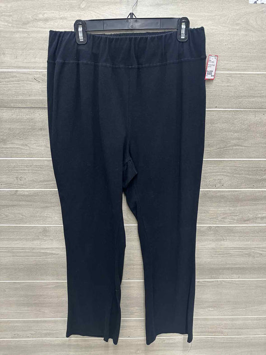 Roamans Size 18/20W Black Plus Pants