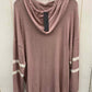 Mono b Pink Womens Size L/XL Shirt