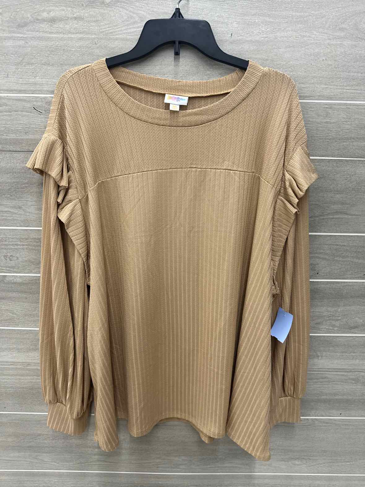 Lularoe Size 3X Tan Plus Shirt