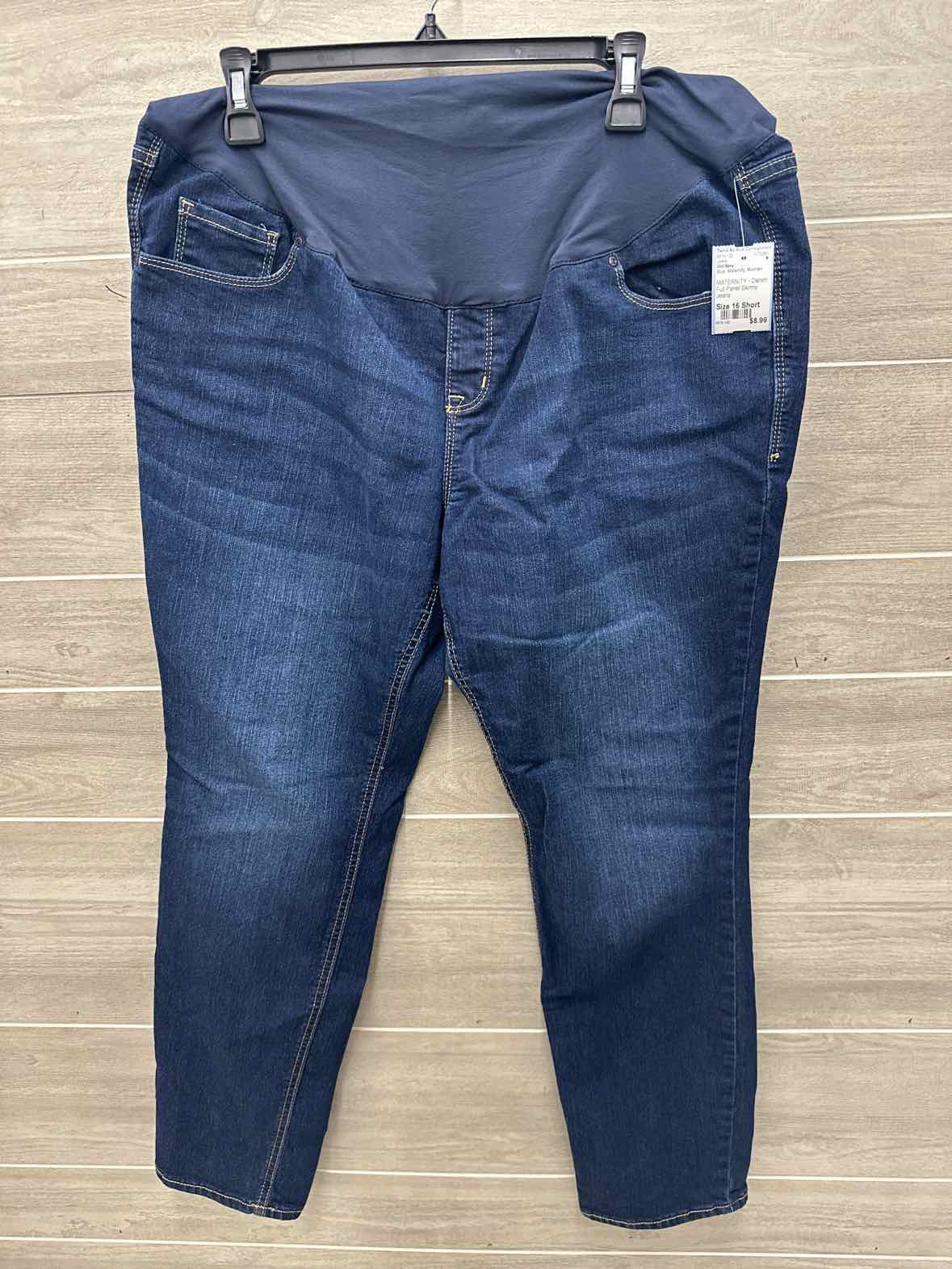 Old Navy Size 16 Short Blue Maternity Jeans