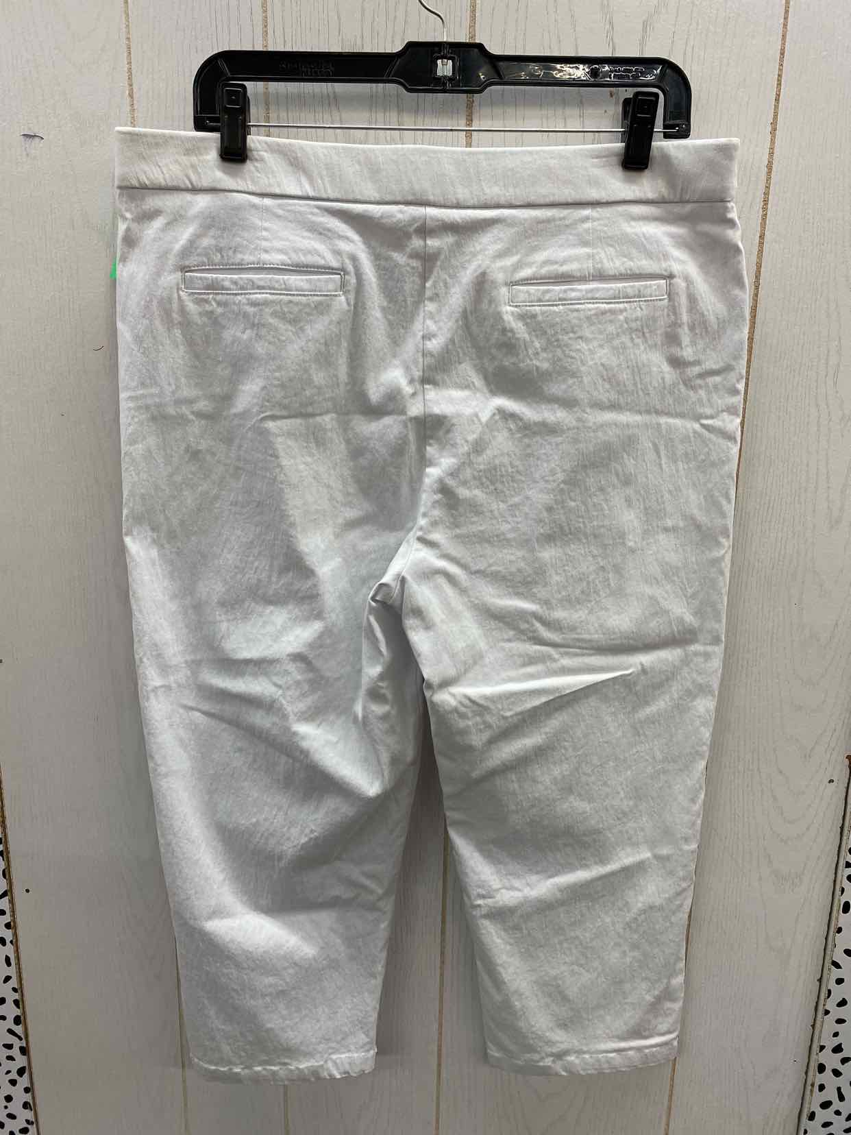 Studio Works White Womens Size 16 Pants