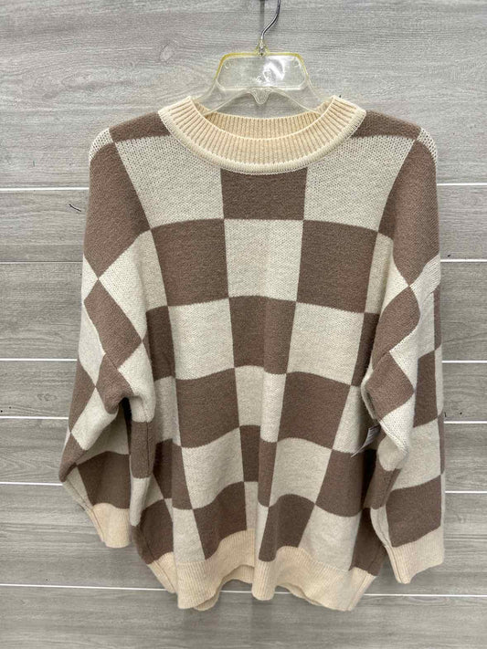 Size L/XL Brown Womens Sweater