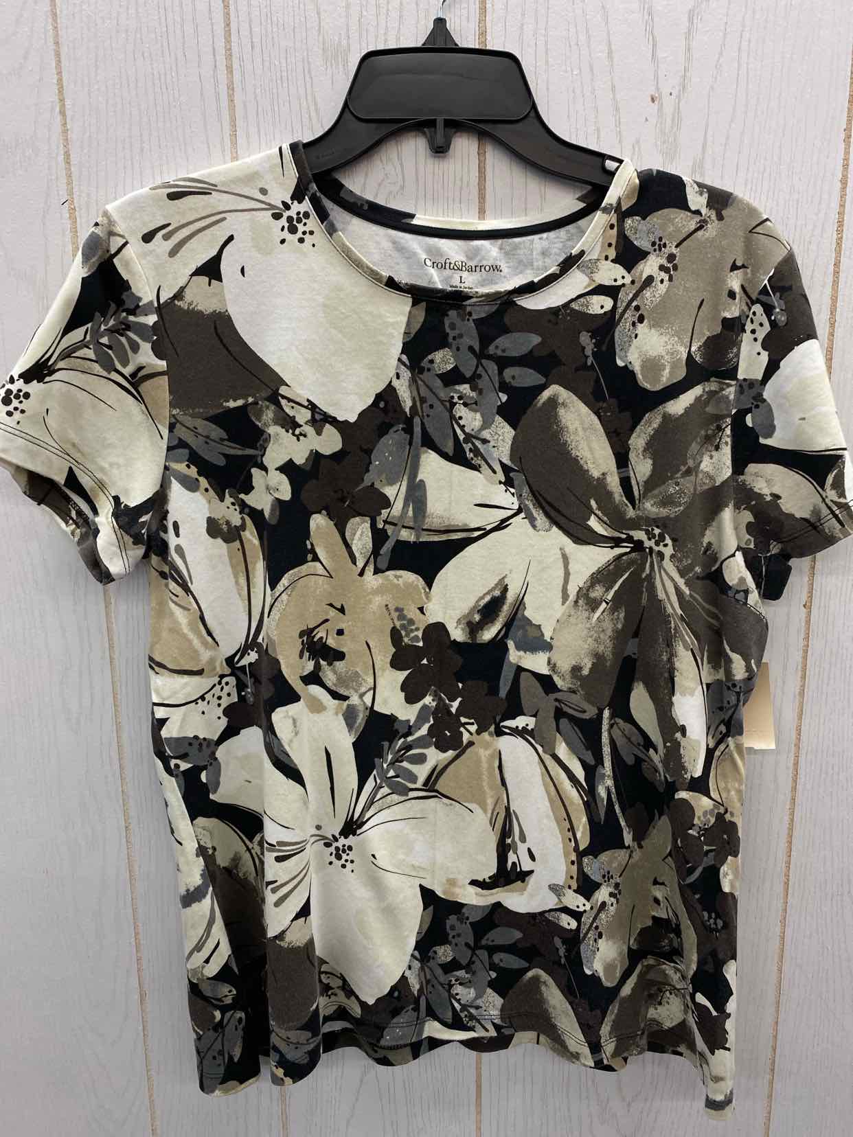 Croft & Barrow Tan Womens Size L Shirt