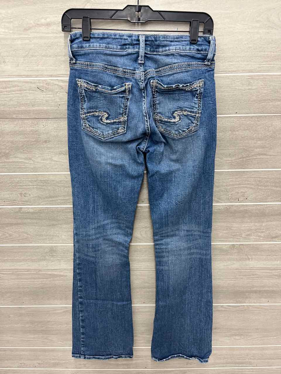 Silver Size 2 Blue Womens Jeans