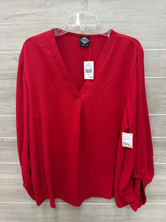 Size L Red Womens Shirt