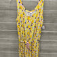 Size M Yellow Womens Romper