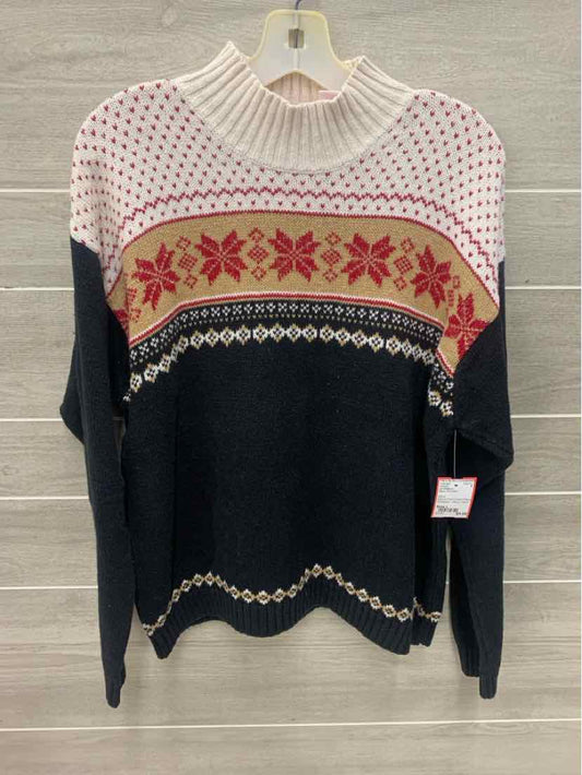 Liz Claiborne Black Womens Size L Sweater