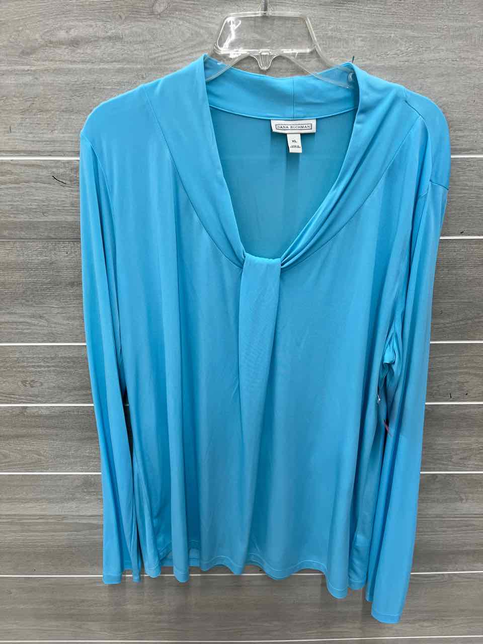 Dana Buchman Size L/XL Blue Womens Shirt