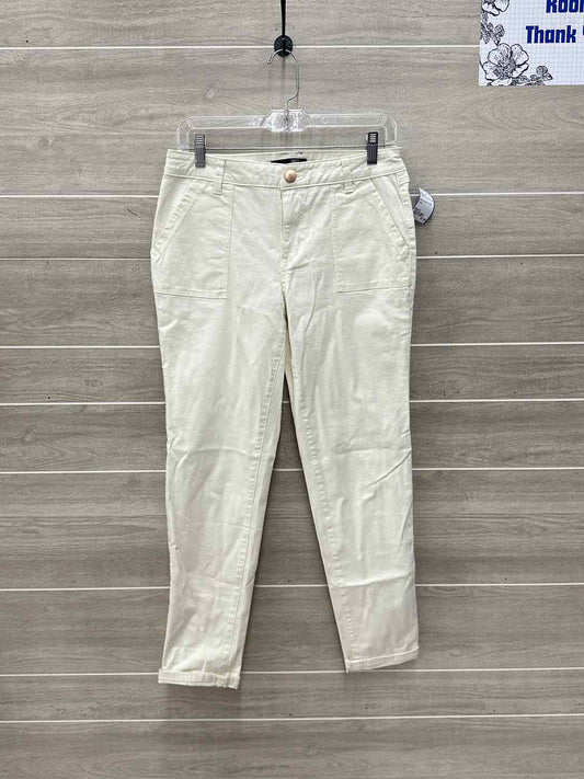 1822 Denim Size 6 Cream Womens Pants