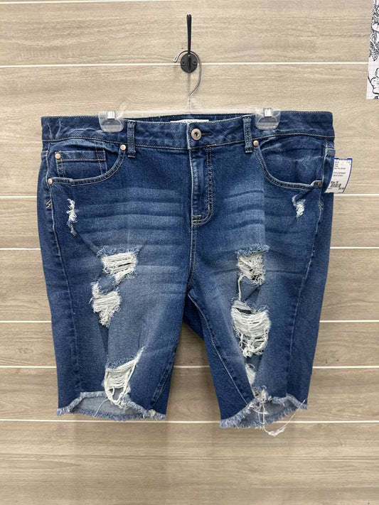 Torrid Size 18 Blue Plus Shorts