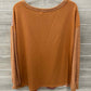 Bibi Size L/XL Orange Womens Shirt