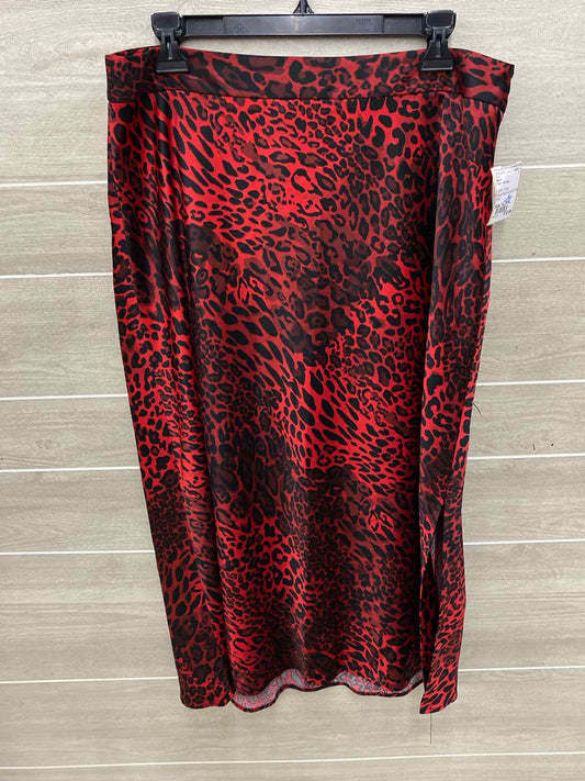 BarIII Red Womens Size 14 Skirt