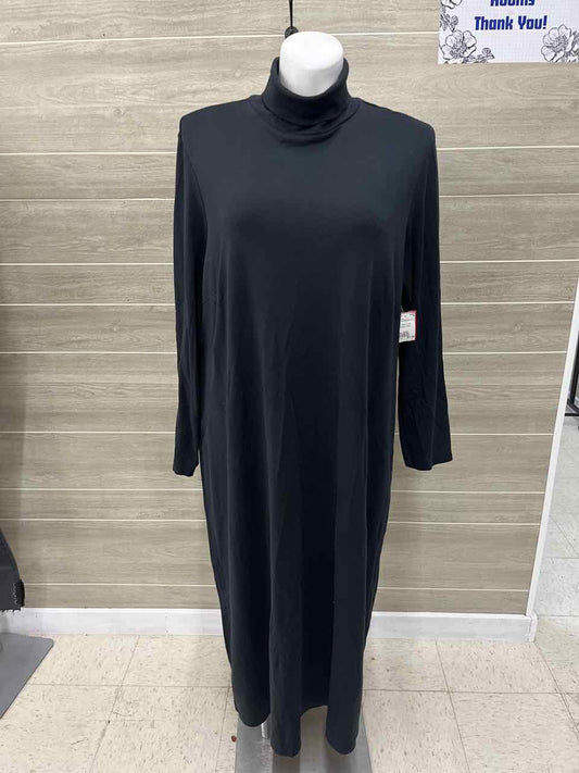 Lands End Black Womens Women Size 20/22 Dress