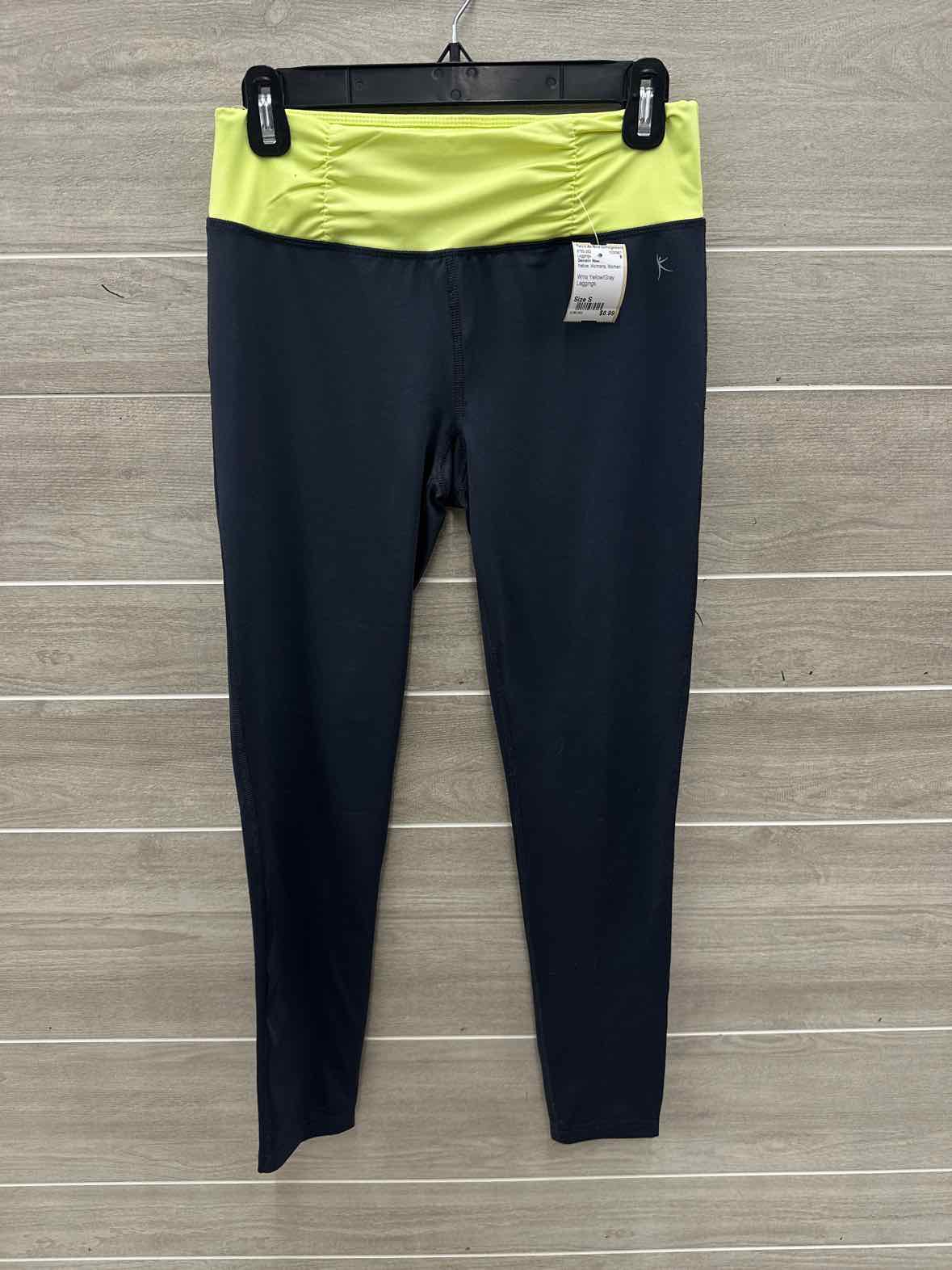 Danskin Now Size S Yellow Womens Leggings