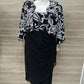 Alex Evenings Black Womens Women Size 18W Gown/Evening Wear