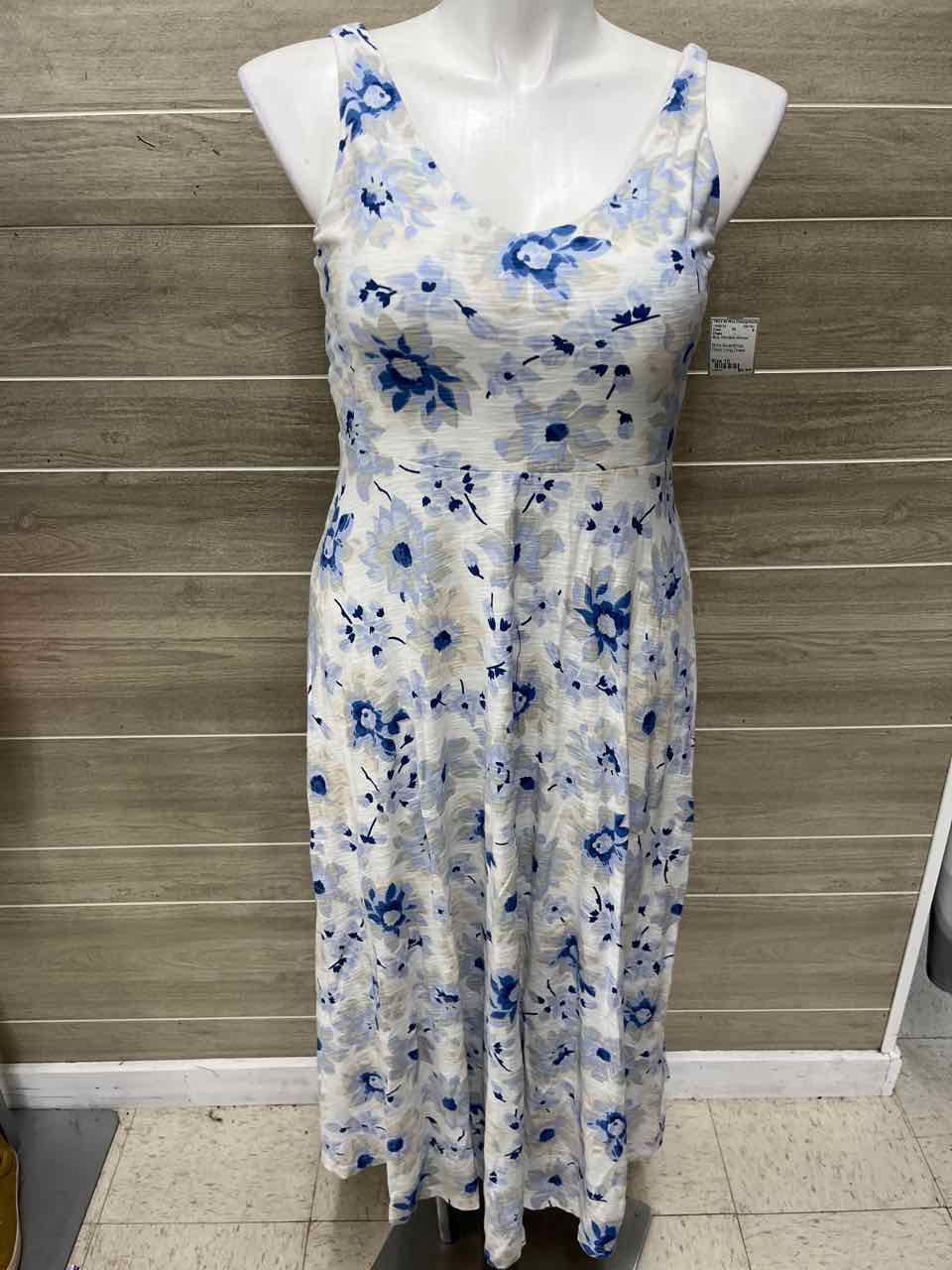 Chaps Size 10 Blue Womens Dress
