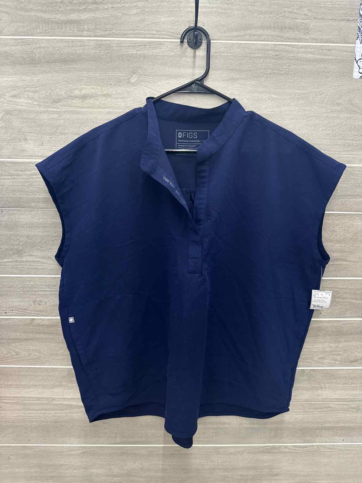 Figs Size XL Navy Womens Scrub Top