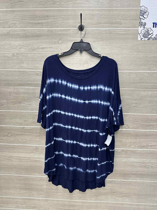 Time & Tru Navy Womens Women Size 22 Shirt