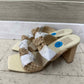 7.5 Dolce Vita Tan Womens Women Size 7.5 Sandals