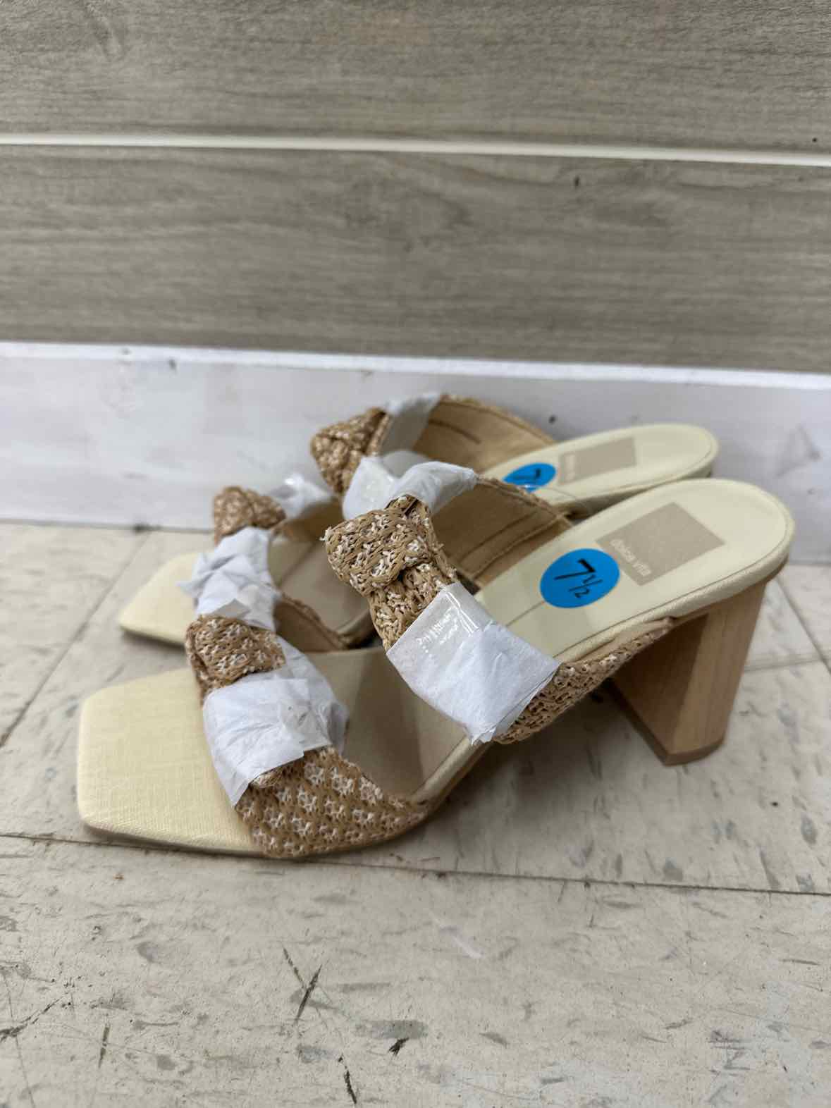 7.5 Dolce Vita Tan Womens Women Size 7.5 Sandals