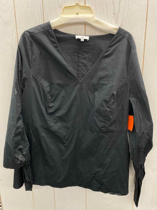 J Crew Black Womens Size L Shirt