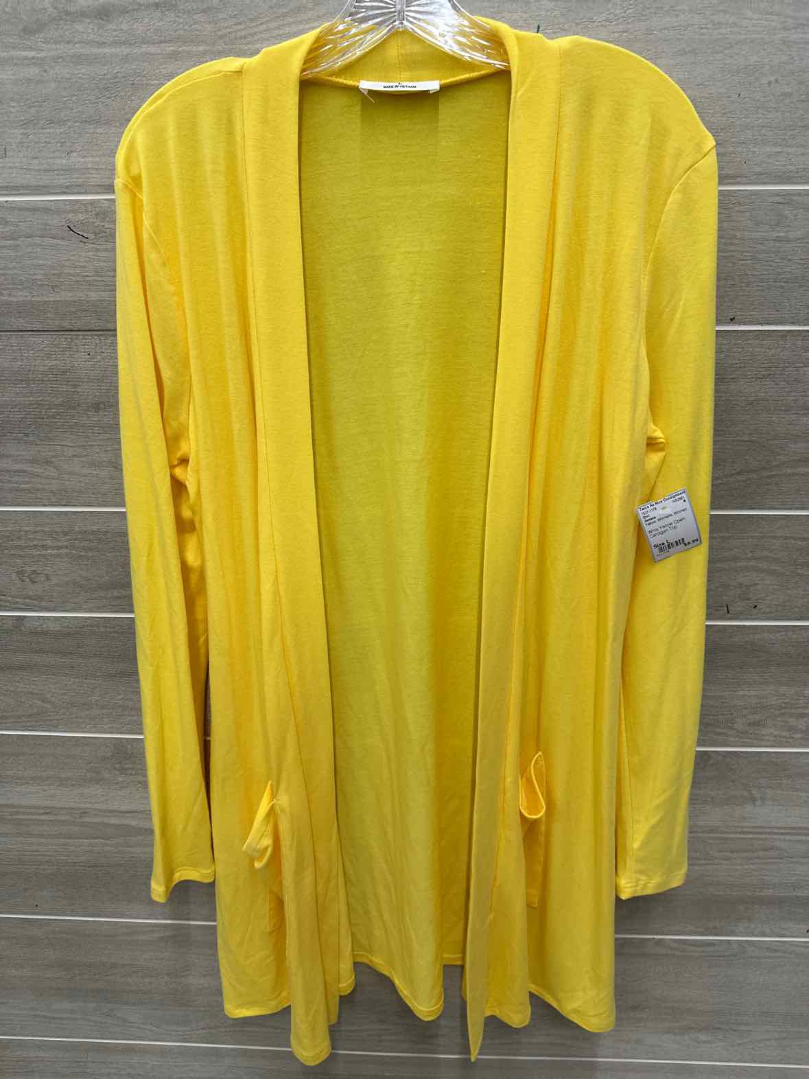 Zenana Size L Yellow Womens Shirt