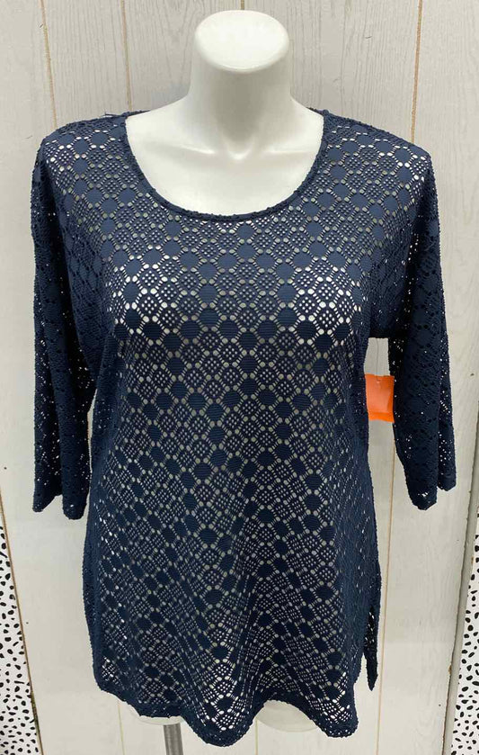 Navy Womens Size XL Shirt