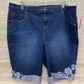 Gloria Vanderbilt Size 18W Blue Plus Shorts