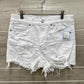 Express Size 4 White Womens Shorts