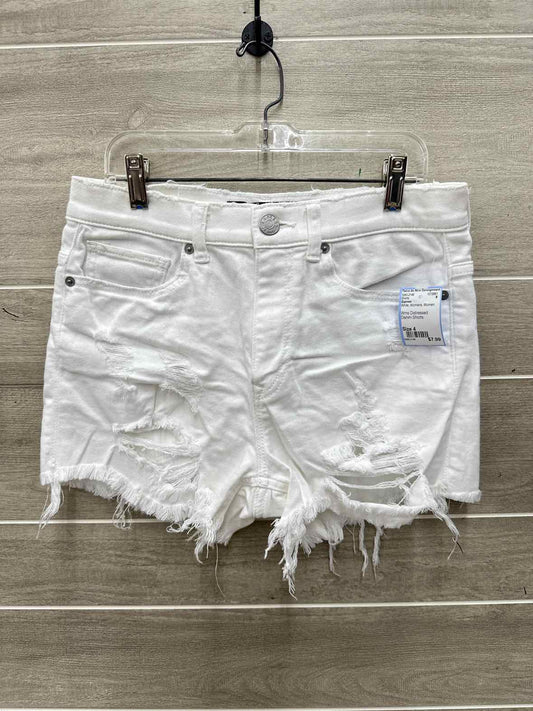 Express Size 4 White Womens Shorts