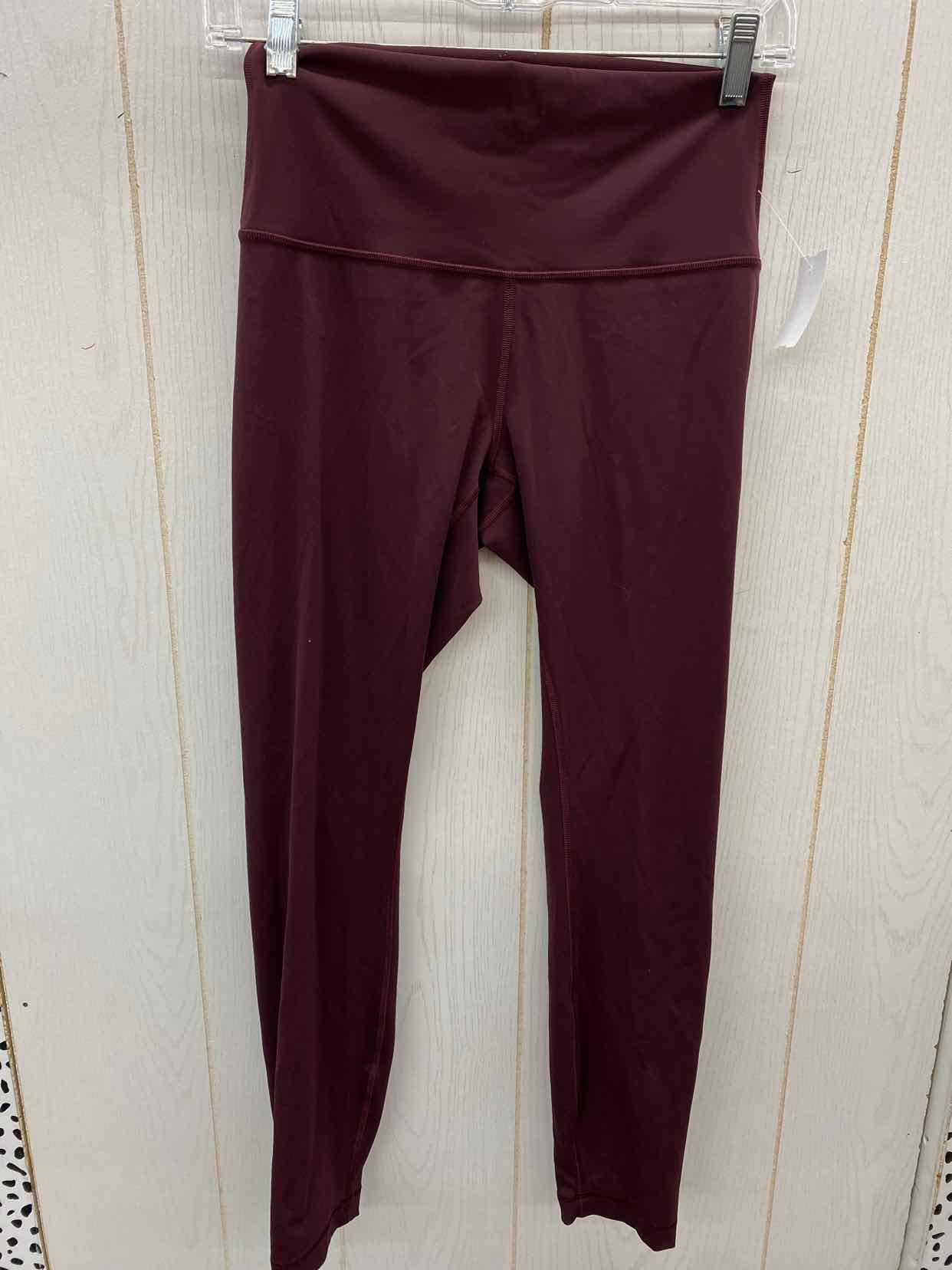 Lululemon Burgundy Womens Size 6 Leggings