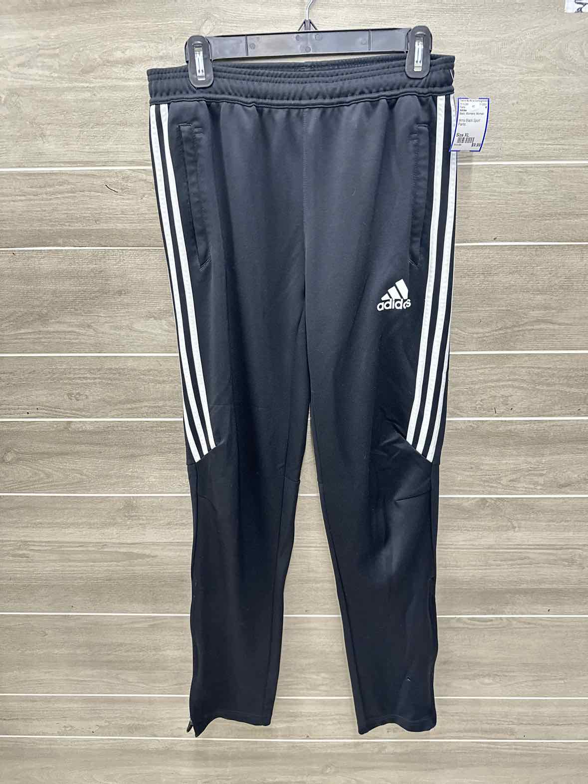 Adidas Size XL Black Womens Pants