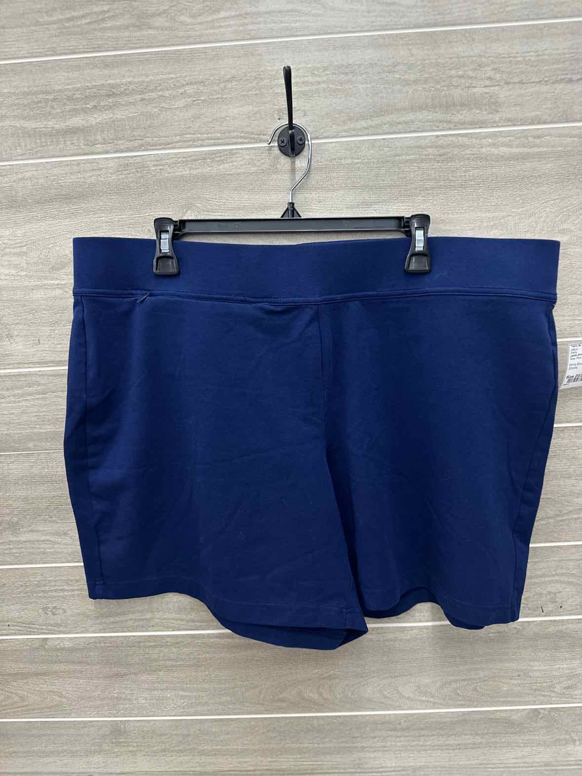 Lands End Size 20/22W Blue Plus Shorts