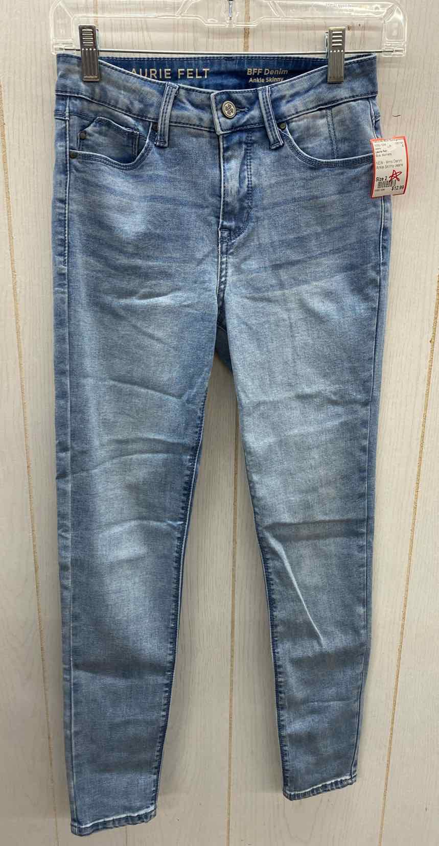 Laurie Felt Blue Womens Size 2 Jeans