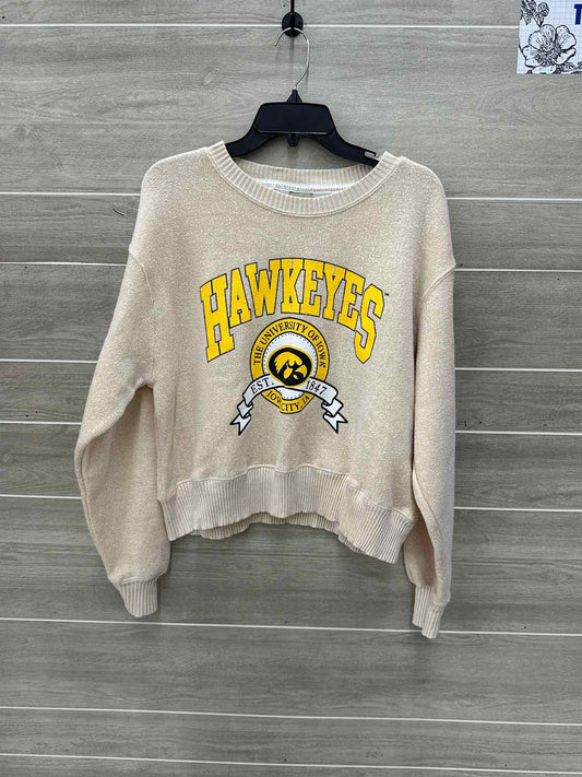 Yellow Womens Women Size M Sweatshirt