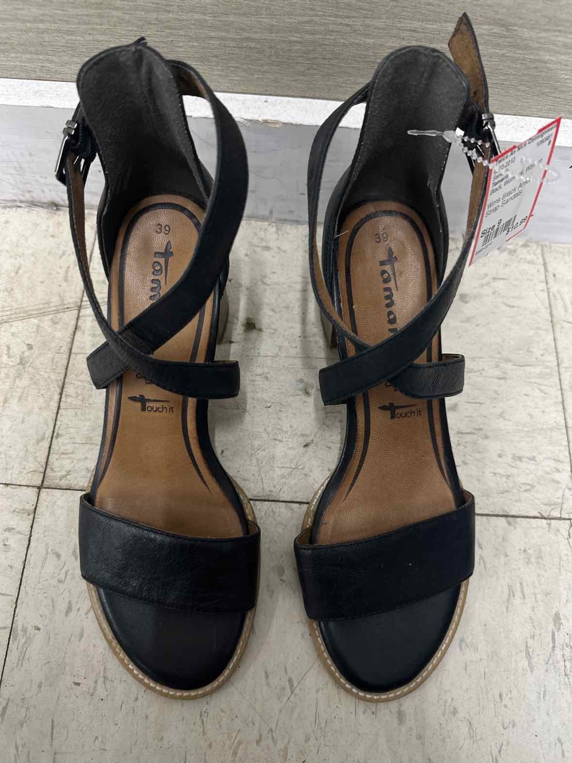 Tamaris US Shoe Size 9 Black Womens Sandals